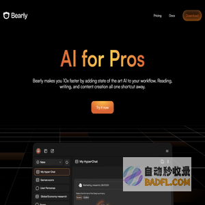 The world's best AI at your fingertips. | Bearly