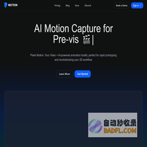 Plask Motion: AI-powered Mocap Animation Tool