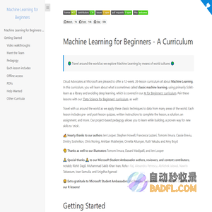 Machine Learning for Beginners