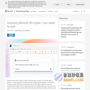 Introducing Microsoft 365 Copilot – your copilot for work - The Official Microsoft Blog