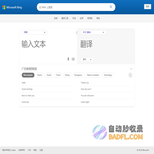 搜索 Microsoft Translator - 从英语翻译