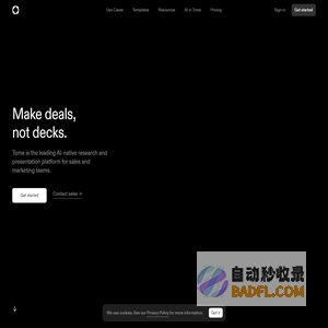 Tome — More effective business presentations