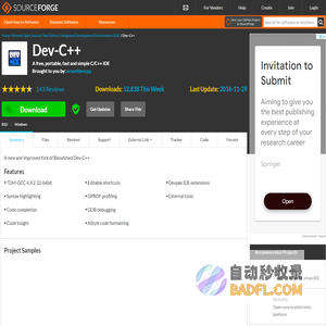 Dev-C++ download | SourceForge.net