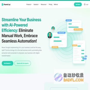FormX.ai - Automate Data Extraction to Empower Your Business