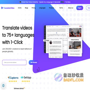 Translate Video with 1-click - Video Dubbing to 75+ languages