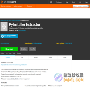 PyInstaller Extractor download | SourceForge.net
