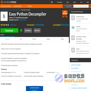 Easy Python Decompiler download | SourceForge.net