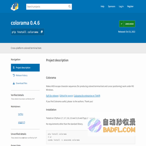 colorama · PyPI