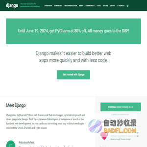 The web framework for perfectionists with deadlines | Django