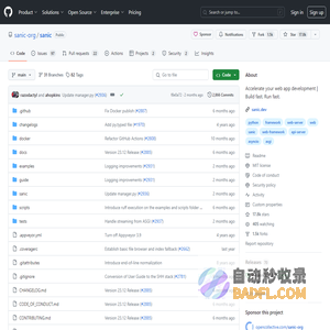 GitHub - sanic-org/sanic: Accelerate your web app development  | Build fast. Run fast.