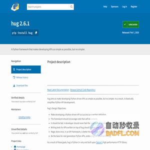hug · PyPI