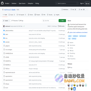 GitHub - mahmoud/clastic: ?️ A functional web framework that streamlines explicit development practices while eliminating global state.