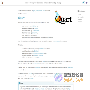 Quart documentation — Quart 0.17.0 documentation