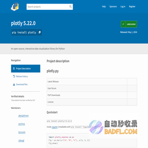 plotly · PyPI