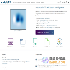 Matplotlib — Visualization with Python