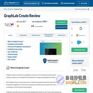 GraphLab Create Reviews: Pricing & Software Features 2024 - Financesonline.com