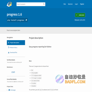 progress · PyPI