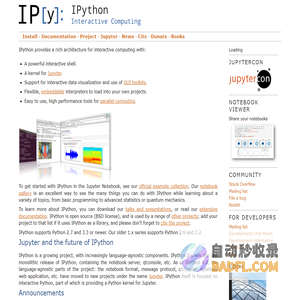 Jupyter and the future of IPython — IPython