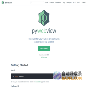 pywebview