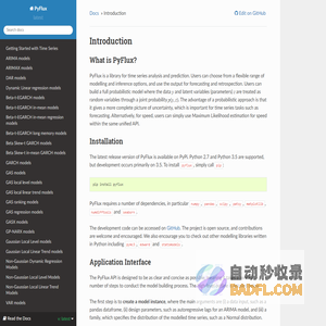 Introduction — PyFlux 0.4.7 documentation