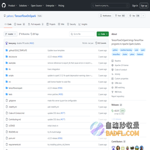 GitHub - yahoo/TensorFlowOnSpark: TensorFlowOnSpark brings TensorFlow programs to Apache Spark clusters.