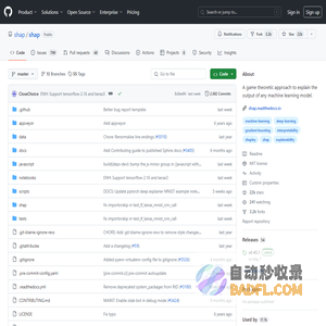 GitHub - shap/shap: A game theoretic approach to explain the output of any machine learning model.