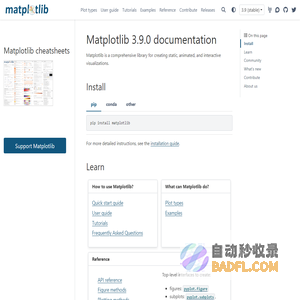Matplotlib documentation — Matplotlib 3.9.0 documentation