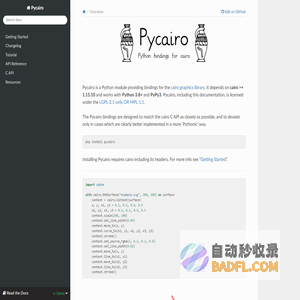 Overview — Pycairo  documentation