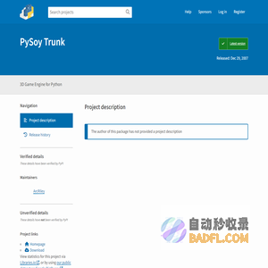 PySoy · PyPI
