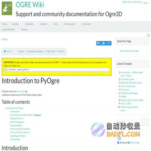 PyOgre | Ogre Wiki