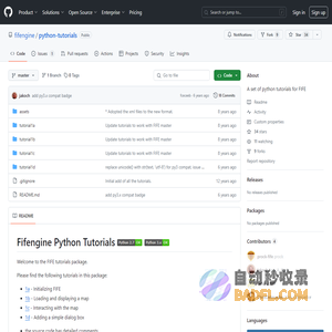 GitHub - fifengine/python-tutorials: A set of python tutorials for FIFE
