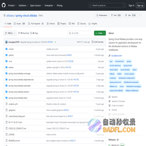 GitHub - alibaba/spring-cloud-alibaba: Spring Cloud Alibaba provides a one-stop solution for application development for the distributed solutions of Alibaba middleware.