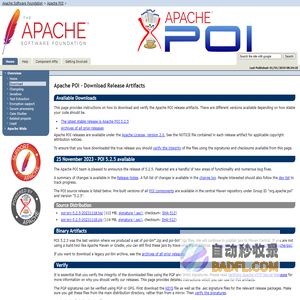Apache POI - Download Release Artifacts