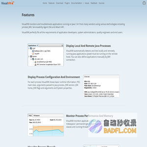 VisualVM: Features