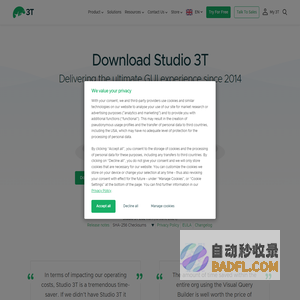 Download Studio 3T for MongoDB | Windows, macOS & Linux