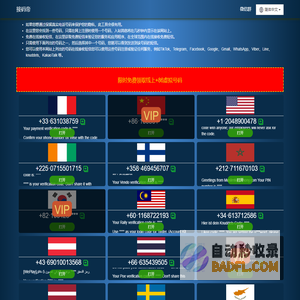 接码短信平台 | 在线接收短信验证码 | 接码帝官网