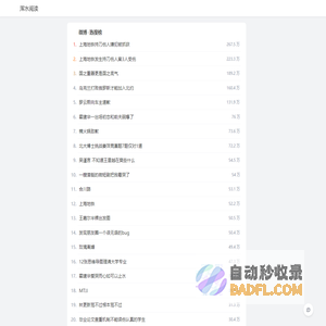 浑水热榜 - 让阅读更高效