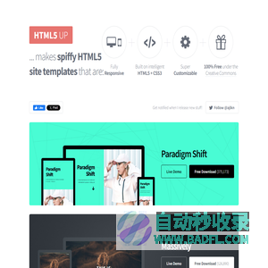 HTML5 UP! Responsive HTML5 and CSS3 Site Templates