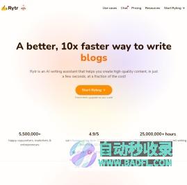 Rytr - Best AI Writer, Content Generator & Writing Assistant